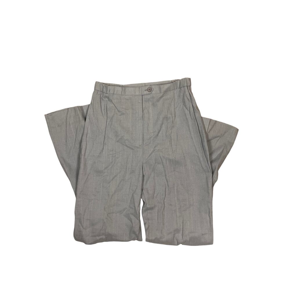 NWT Vintage 80s Glen Echo Sportswear Pants Women’s 12/L – Light Blue Grey High